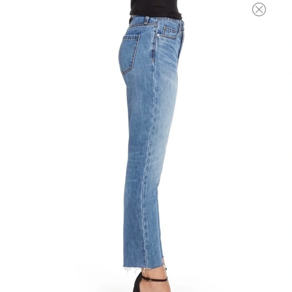 Blank NYC Madison Crop Denim Hi Rise Jean Size 26 Color: Blue - Picture 3 of 11